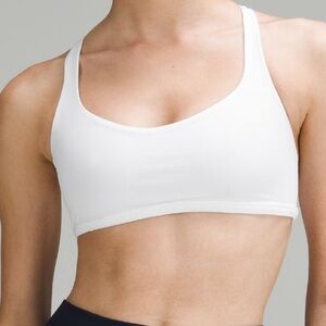 Size 2 White Lululemon Free to Be Wild Sports Bra
